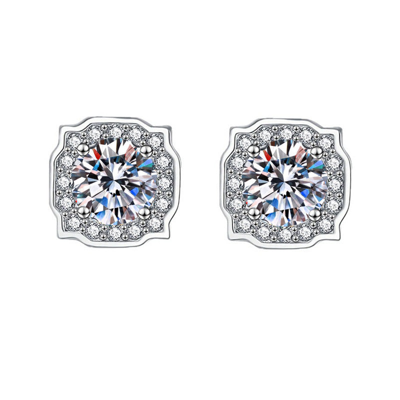 Simulated Moissanite Earrings Women Fashion