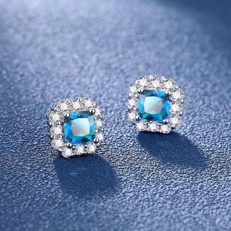Simulated Moissanite Earrings Women Fashion