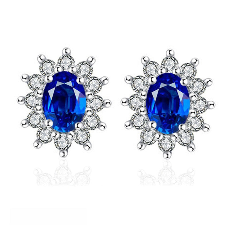 Simulated Moissanite Earrings Women Fashion