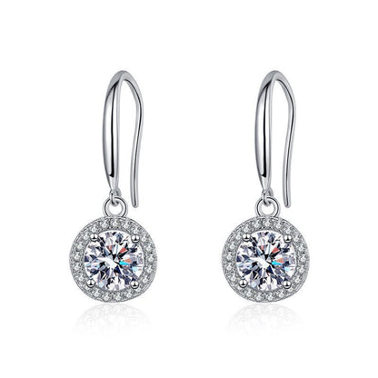Simulated Moissanite Earrings Women Fashion