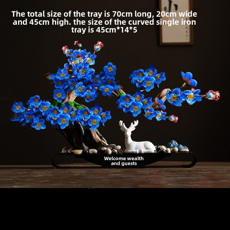 Simulated Pine Bonsai Tree Decor