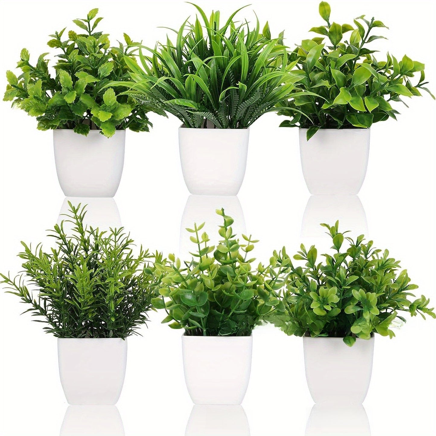 Simulated Plastic Potted Plants for Decoration