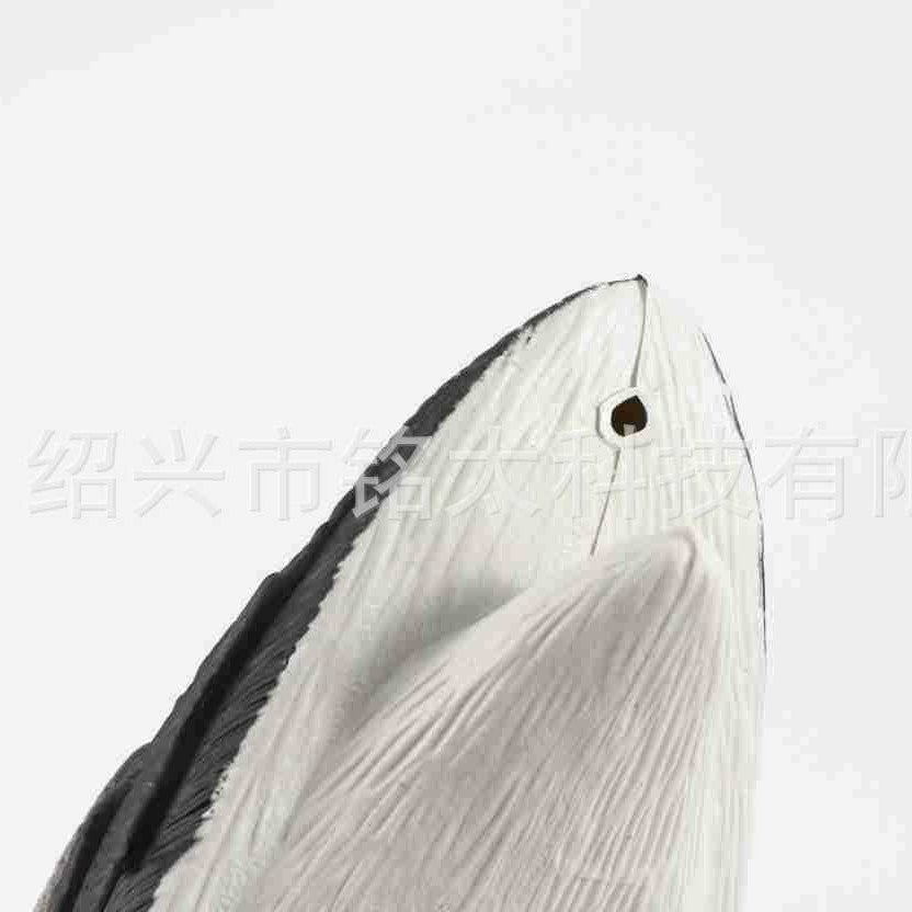 Simulated Plastic White Crane Garden Ornament