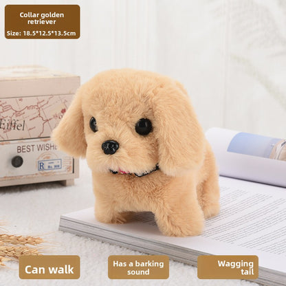 Simulated plush toy, children's toy dog