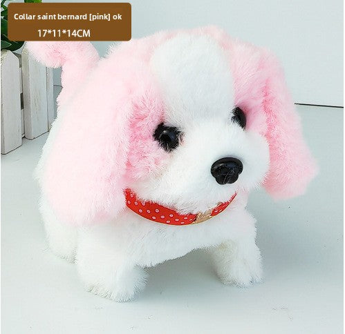 Simulated plush toy, children's toy dog