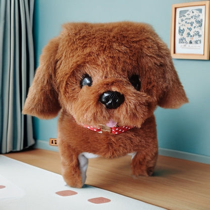 Simulated plush toy, children's toy dog