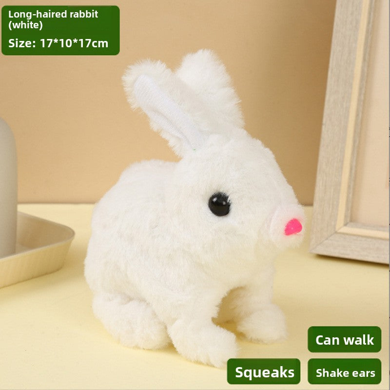 Simulated plush toy, children's toy dog