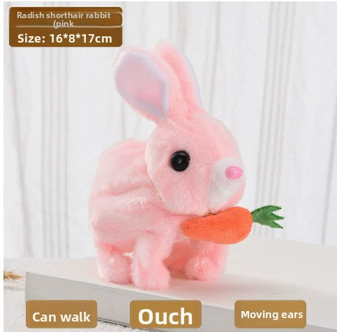 Simulated plush toy, children's toy dog