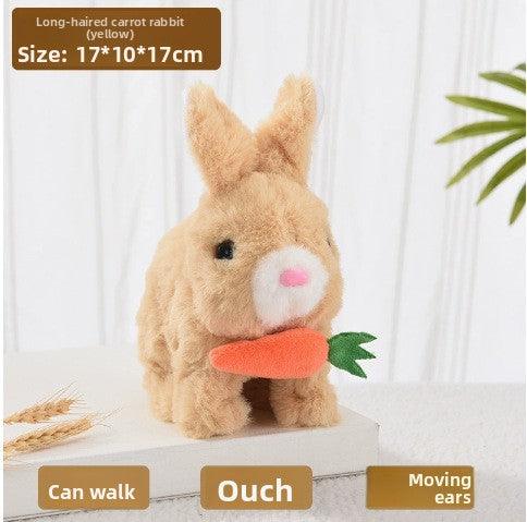 Simulated plush toy, children's toy dog