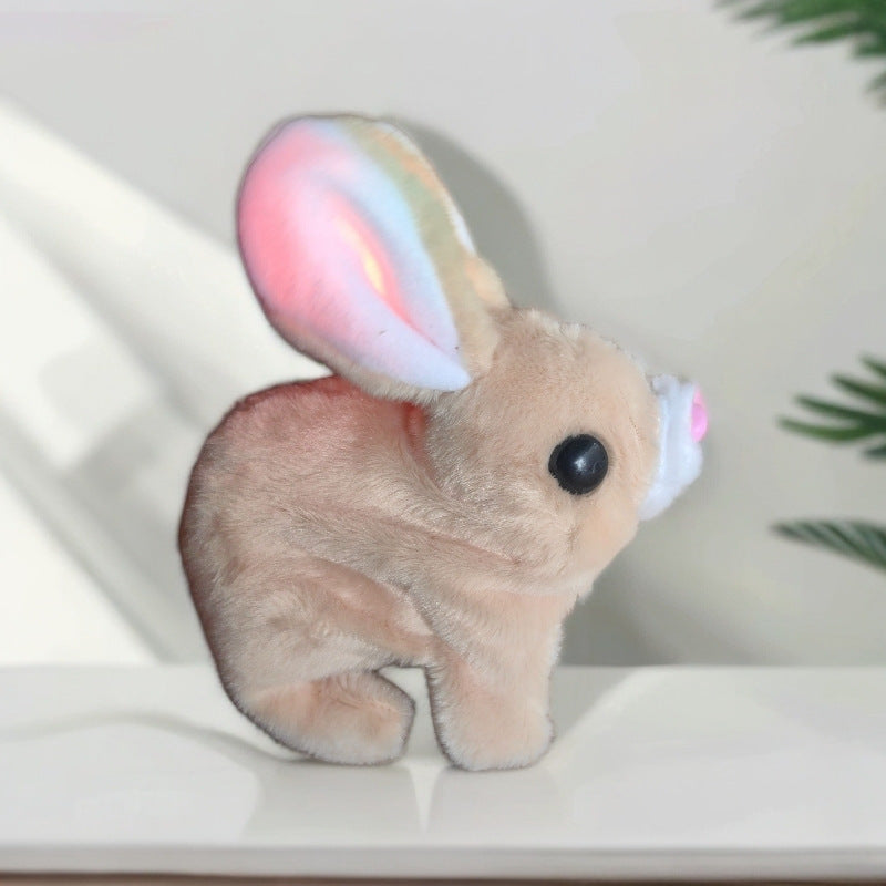 Simulated plush toy, children's toy dog