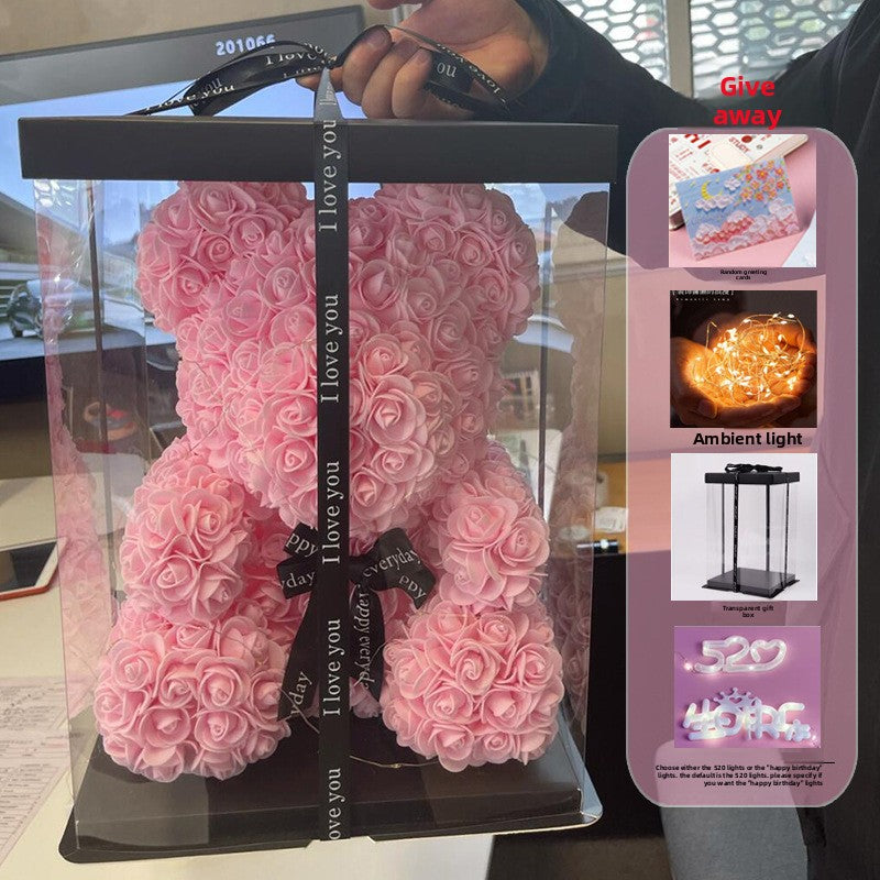 Simulated Rose Bear