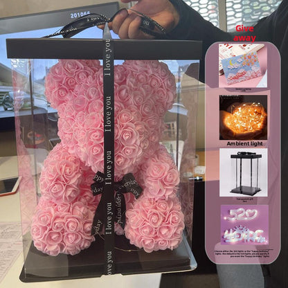 Simulated Rose Bear