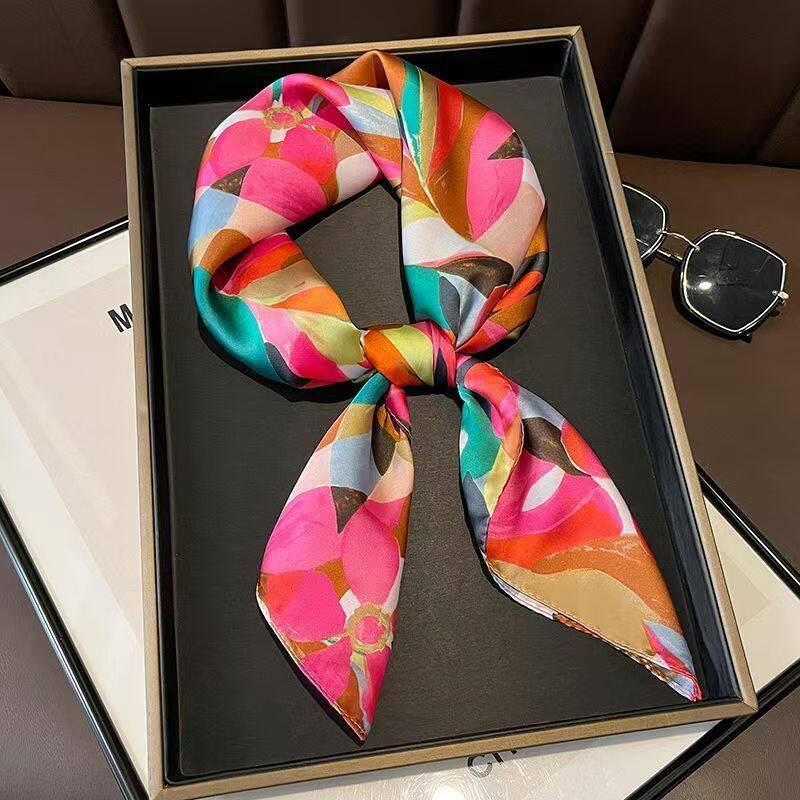 Simulated silk mulberry silk scarf