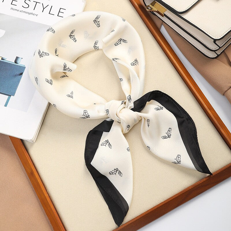 Simulated silk mulberry silk scarf