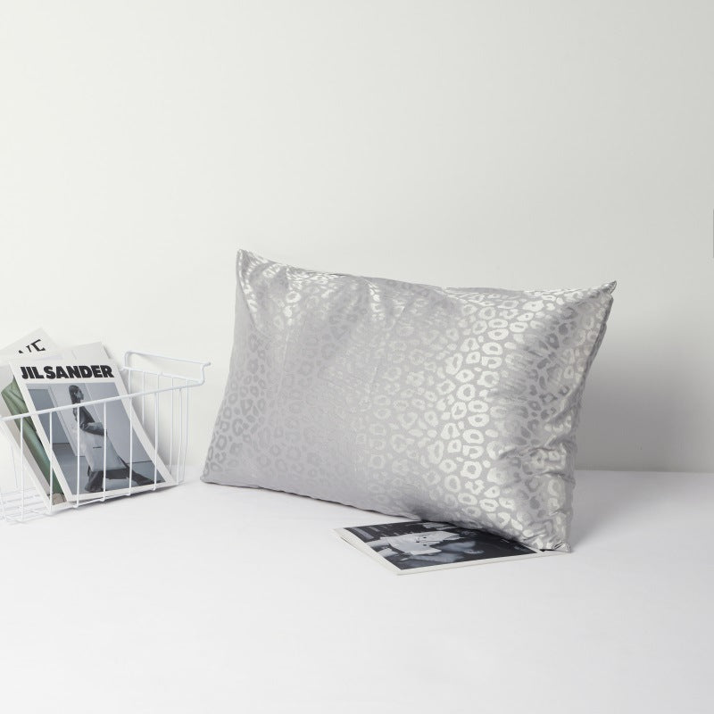 Simulated Silk Pillowcase Solid Color