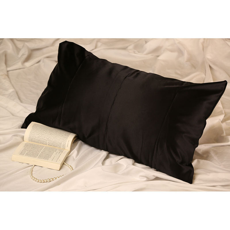 Simulated Silk Pillowcase Solid Color