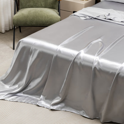 Simulated Silk Satin Bedding Set