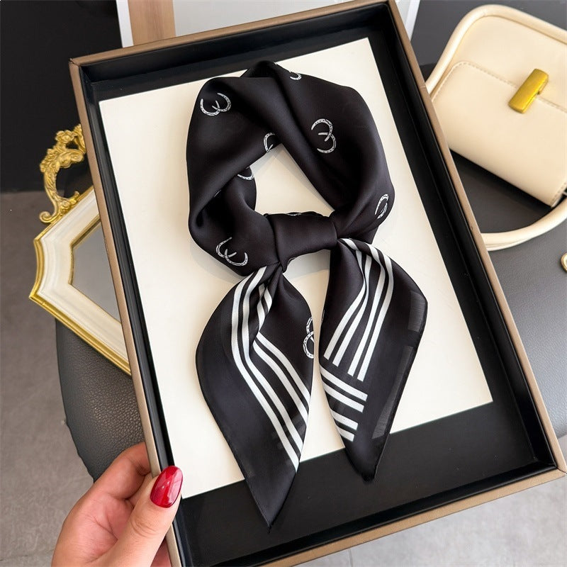 Simulated Silk Square Scarf for Women