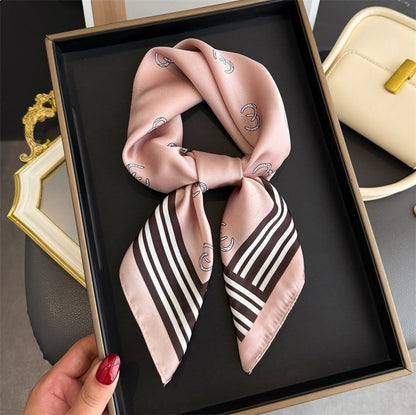 Simulated Silk Square Scarf for Women