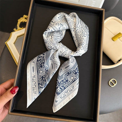 Simulated Silk Square Scarf for Women