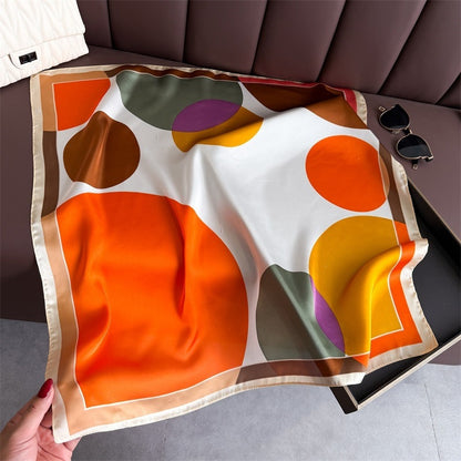 Simulated Silk Square Scarf for Women