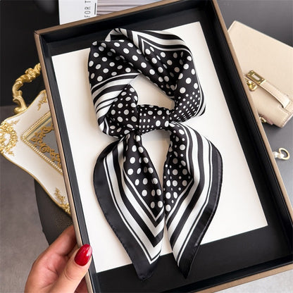 Simulated Silk Square Scarf for Women
