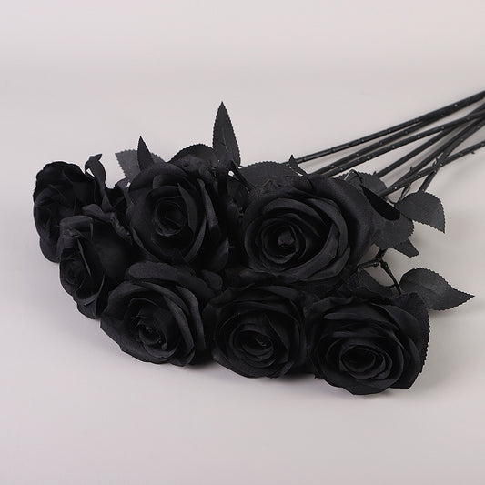 Simulated Silk Velvet Roses