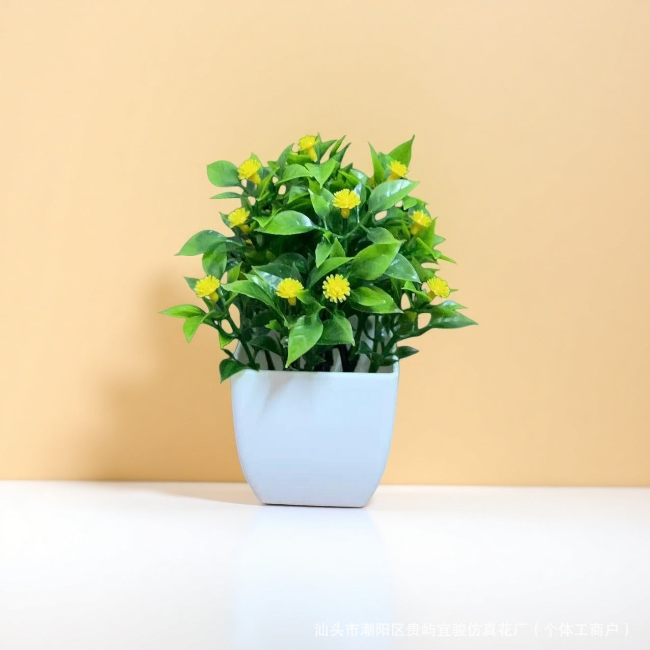 Simulated Small Potted Plants Decor