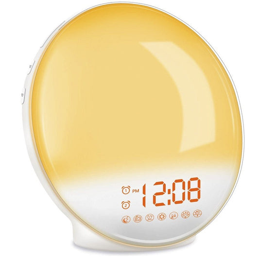 Simulated sunrise night light