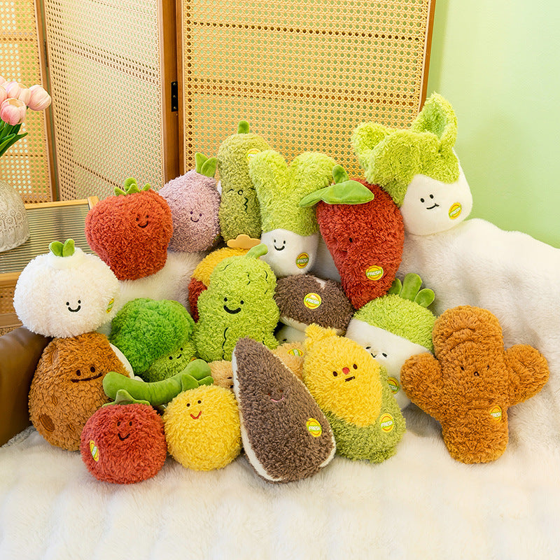 Simulated Vegetable Plush Dolls