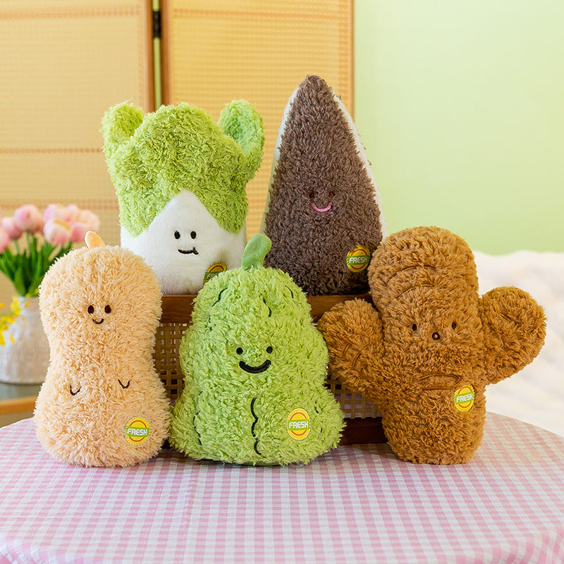 Simulated Vegetable Plush Dolls