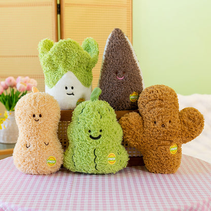 Simulated Vegetable Plush Dolls