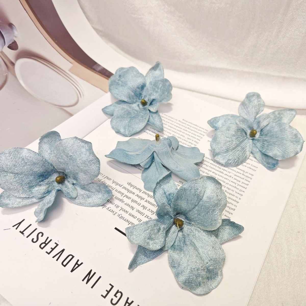 Simulated Velvet Orchid DIY Decorative Flowers
