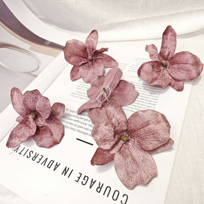 Simulated Velvet Orchid DIY Decorative Flowers
