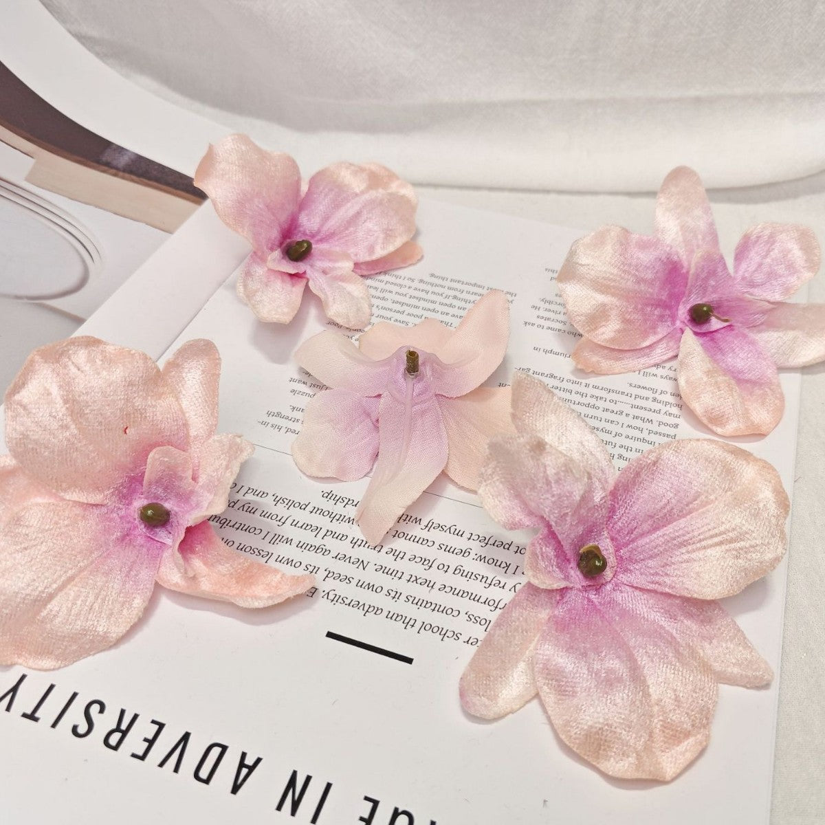 Simulated Velvet Orchid DIY Decorative Flowers