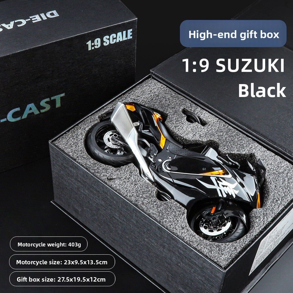 Simulation alloy motorcycle model