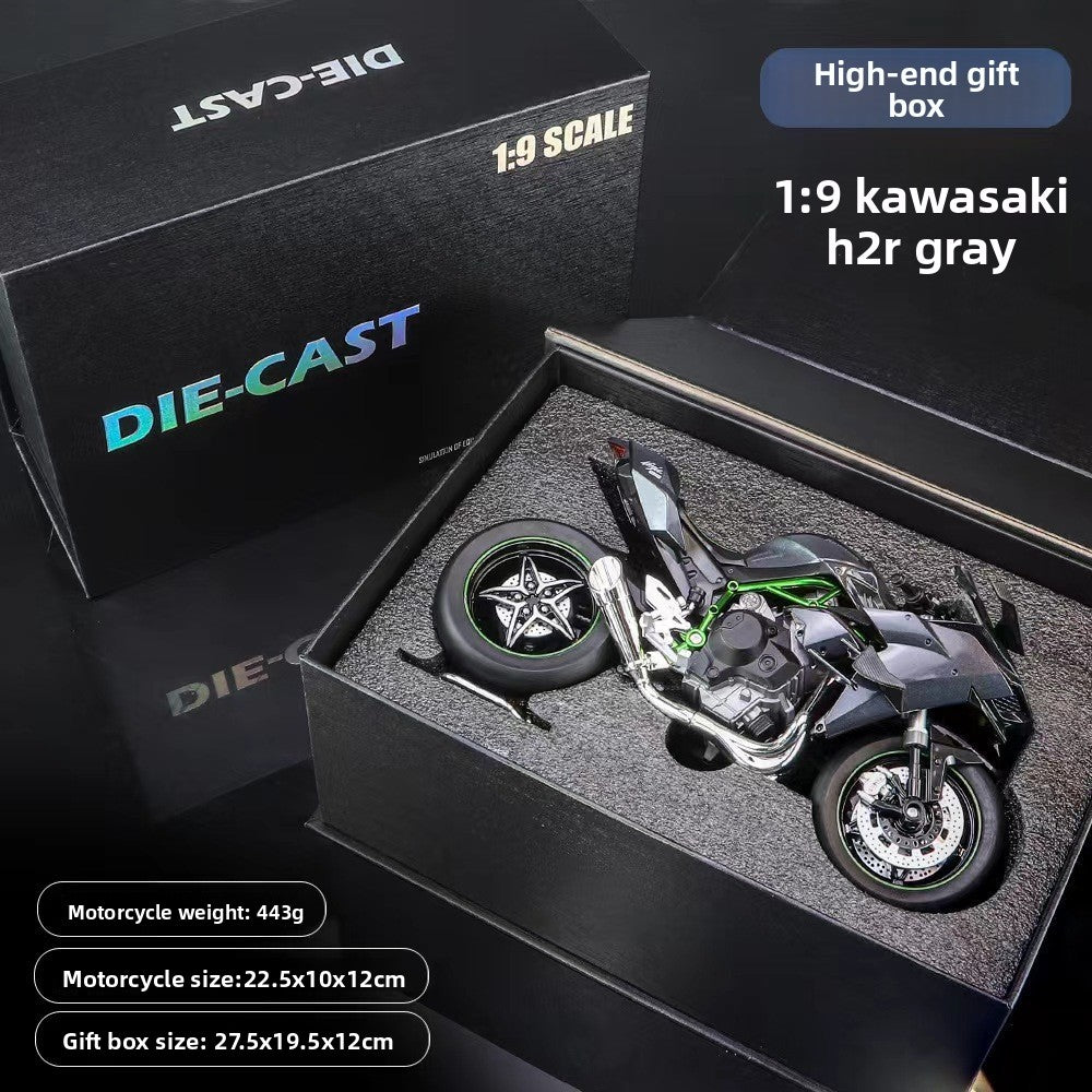 Simulation alloy motorcycle model