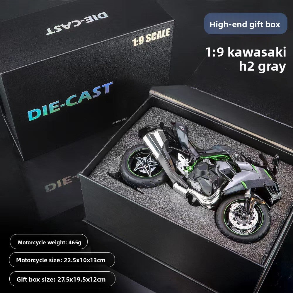 Simulation alloy motorcycle model