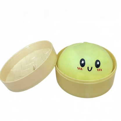 Simulation Bun Squishy Toy with Steamer