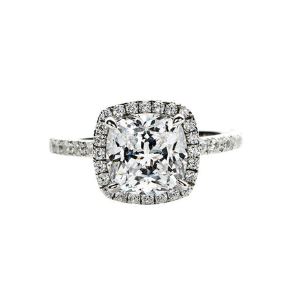 Simulation diamond ring