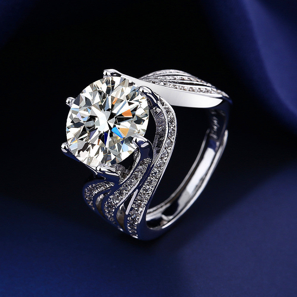 simulation diamond ring