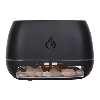 Simulation Flame Wood Grain Aromatherapy Humidifier