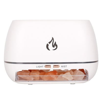Simulation Flame Wood Grain Aromatherapy Humidifier
