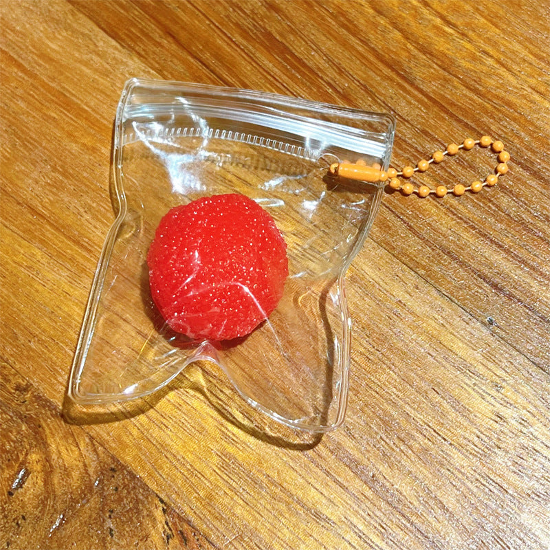 Simulation Fruit Pinch Stress Toy