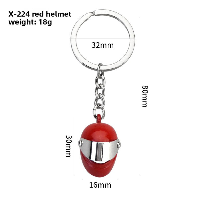 Simulation Helmet Keychain