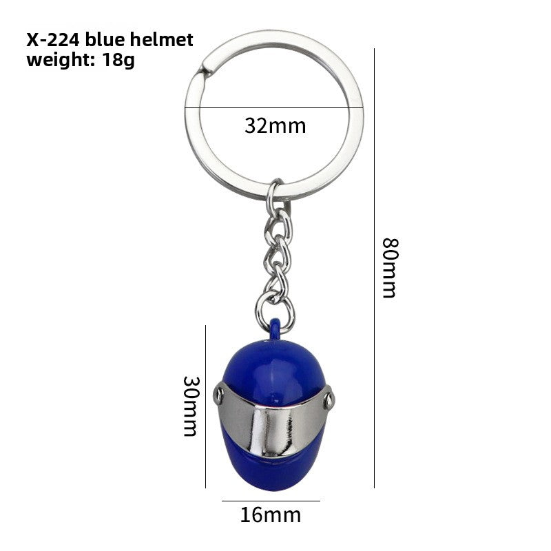 Simulation Helmet Keychain