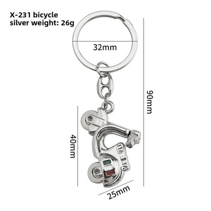 Simulation Helmet Keychain