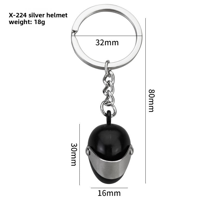 Simulation Helmet Keychain