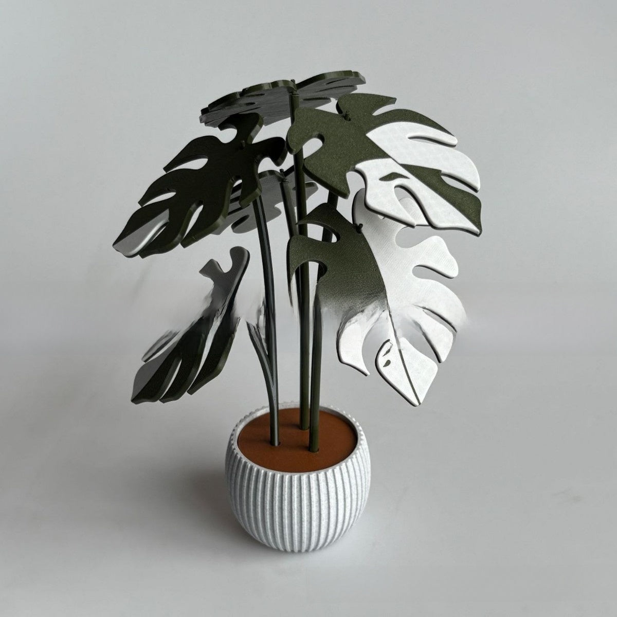 Simulation Monstera Plant Potted