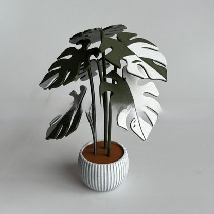 Simulation Monstera Plant Potted